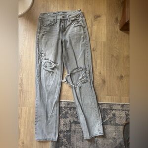 Grey Distressed Jeans